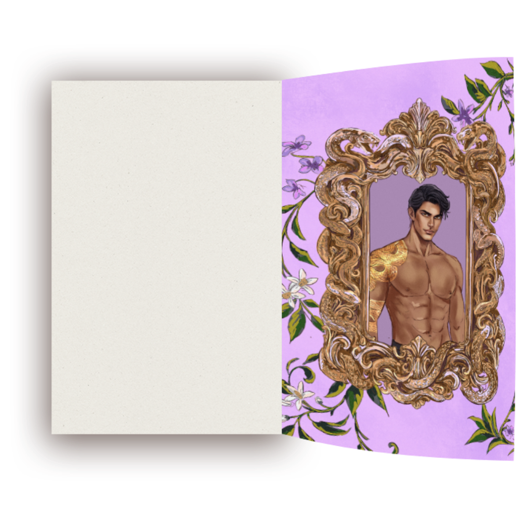 Kingdom of the Cursed inside cover printing character art - back